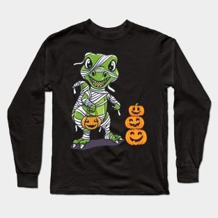 Funny Happy Halloween T-Rex graphic - perfect gift Long Sleeve T-Shirt